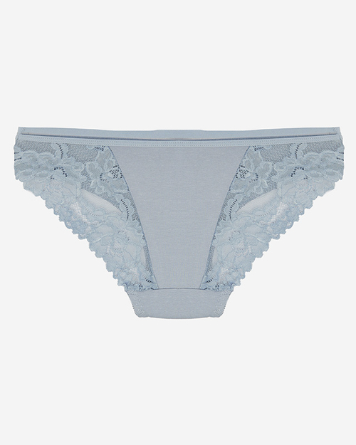 Жіночі сині мереживні трусики-спідня білизна