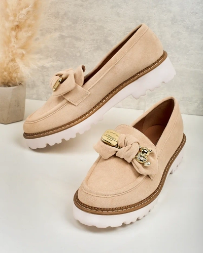 Royalfashion Damen Mokassins mit Schleife Ezizer