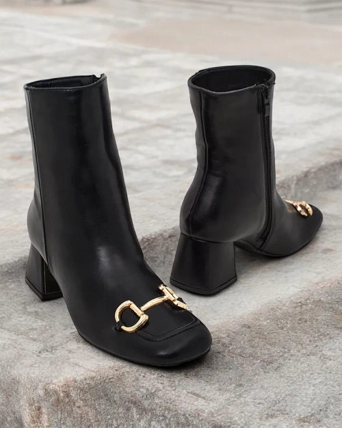 Чоботи для жінок Royalfashion на підборах Розулі