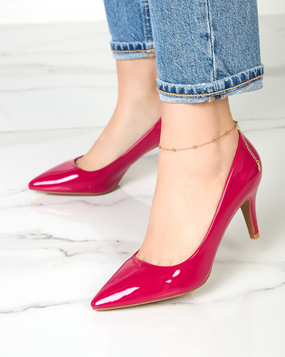 Fuchsia lackierte Pumps mit Stiletto-Absatz Brucie - Footwear