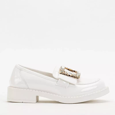 OUTLET Weiße Damenschuhe mit Iolara-Kristallen - Schuhe