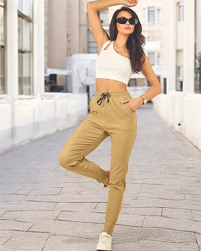 Royalfashion Women's Straight Fabric Pants