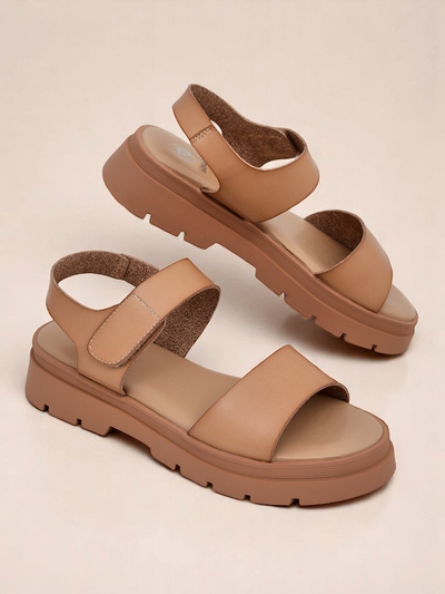 Royalfashion Damensandalen mit dickerer Sohle Otvanna