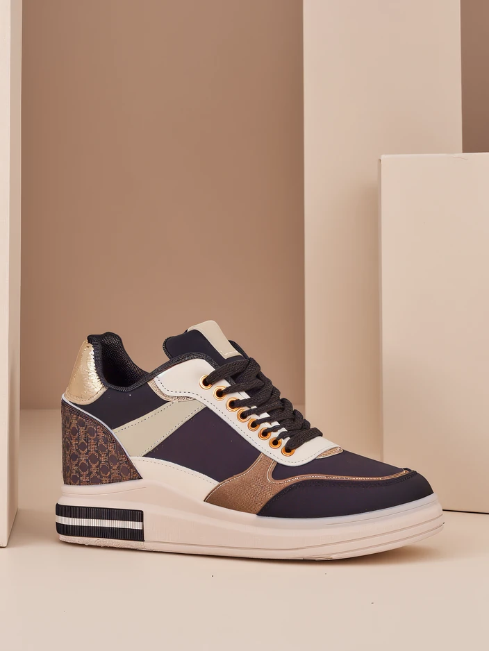 Royalfashion Damenschuhe Wedge Sneaker Zerron