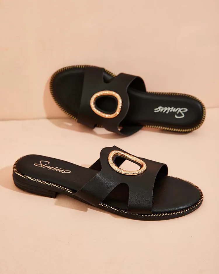 Royalfashion Ofira Damen Flip-Flops mit flacher Sohle