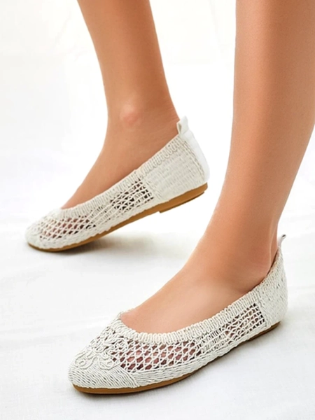 Royalfashion Damen Perforierte Ballerinas Annete