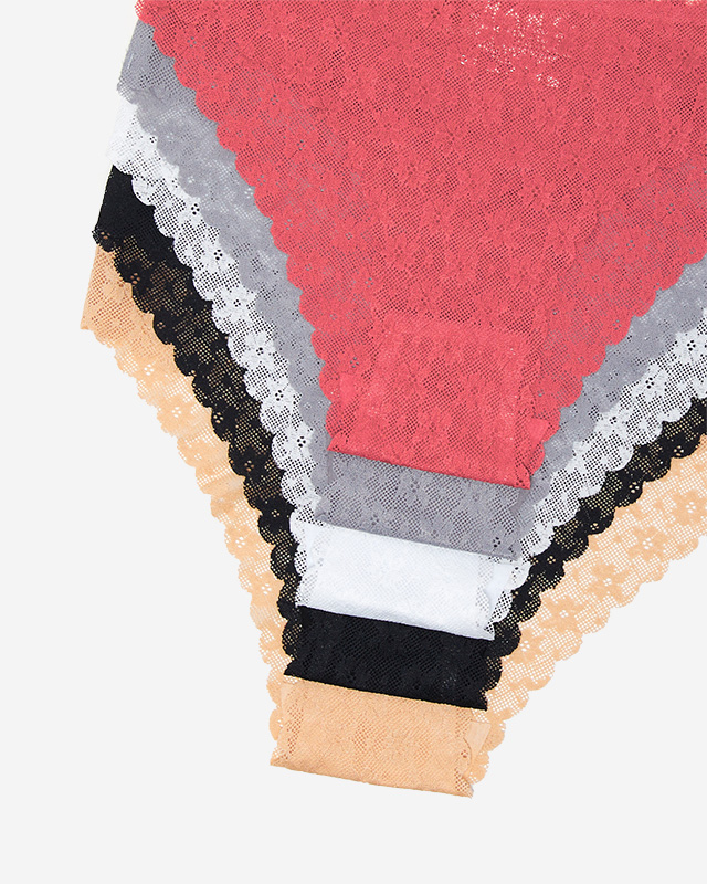 5er-Pack Seamless Lace Damen-Slips Slips - Unterwäsche