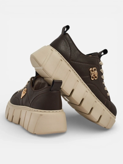 Sportliche Damen-Sneakers aus Naturleder Taures