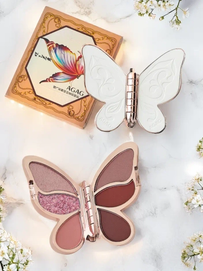 Palette mit 6 Lidshadows in Form eines Schmetterlings 12g