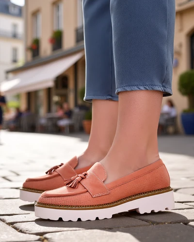 Royalfashion durchbrochene Damenmokassins Esiobb