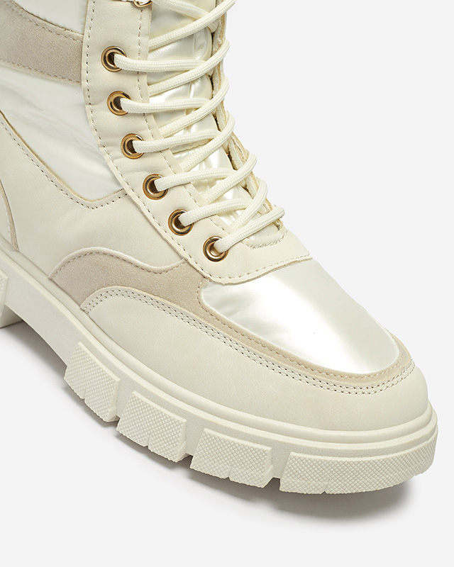 Cream Damen isolierte Trapper-Stiefel Kasemi- Footwear