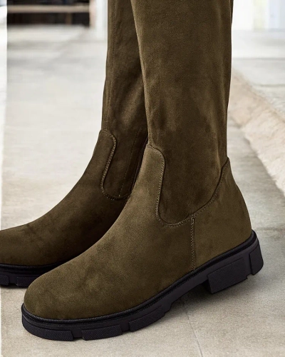 Royalfashion Damen Schlupfstiefel Robus