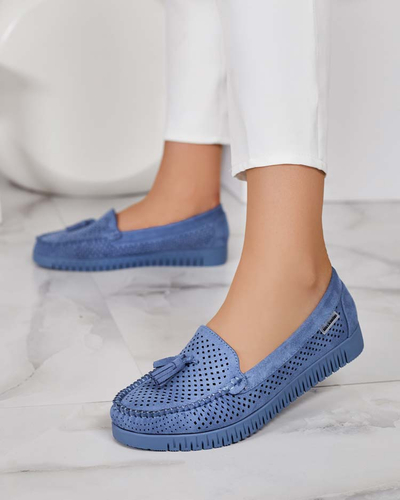 Royalfashion Damen durchbrochene Mokassins Molaffa