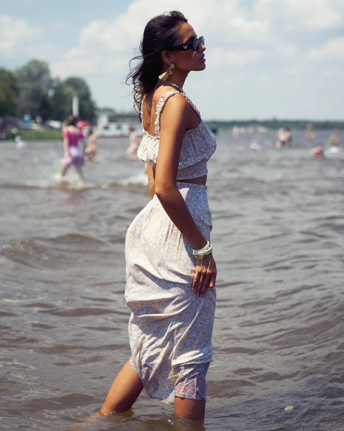 Жіночий квітковий комплект Royalfashion жовтий