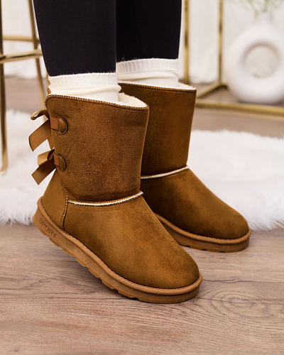 Royalfashion Stiefel a'la Schneestiefel für Damen in der Farbe camel Aerfifi