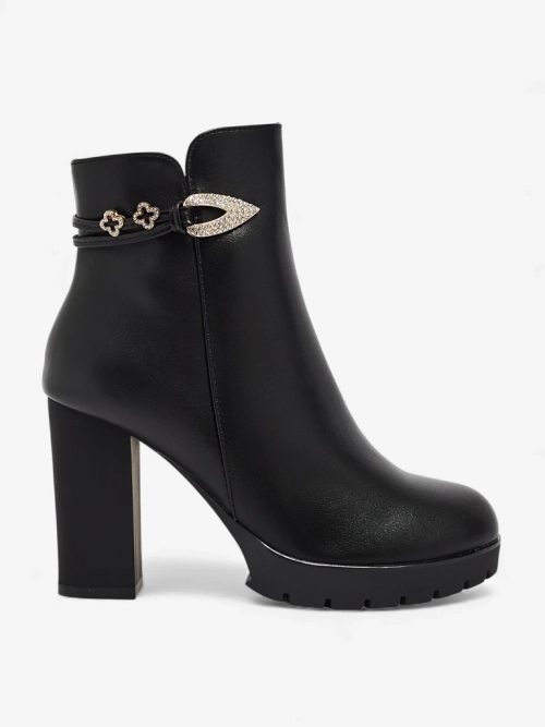 Жіночі ботильйони Sylvar з екошкіри на підборах