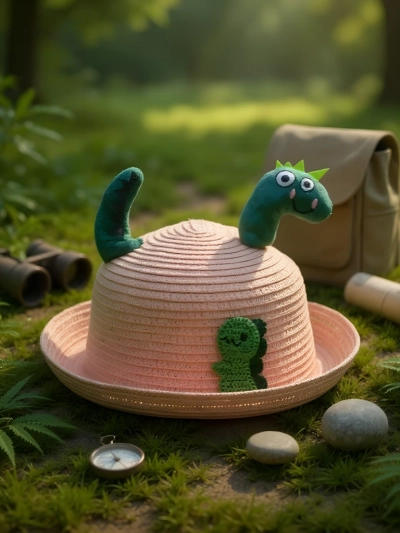 Royalfashion Kinderhut Dino Sommerhut