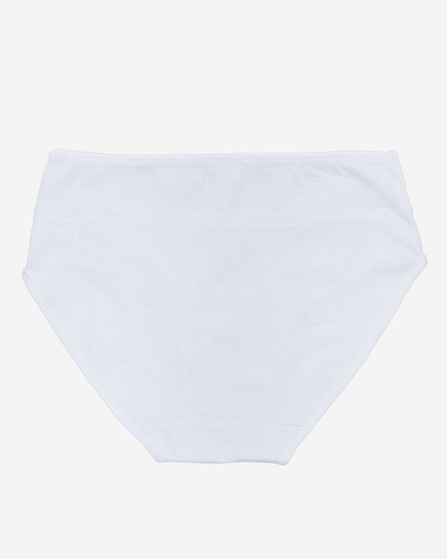 Труси жіночі білі бавовняні - Нижня білизна