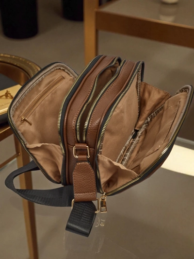 Kleine Damenhandtasche aus Öko-Leder Merlina