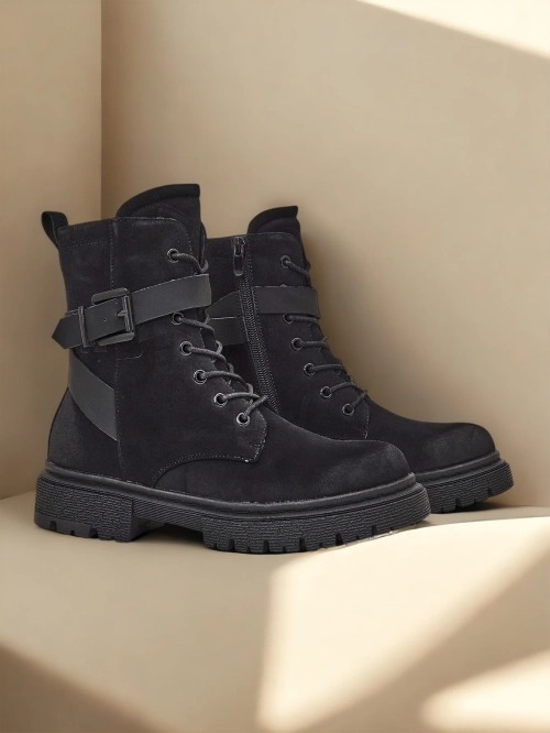 Жіночі робочі чоботи в стилі манкетт Miros