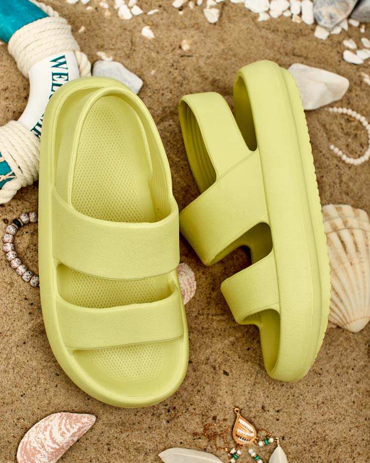 Royalfashion Damen-Gummi-Flip-Flops Vietis