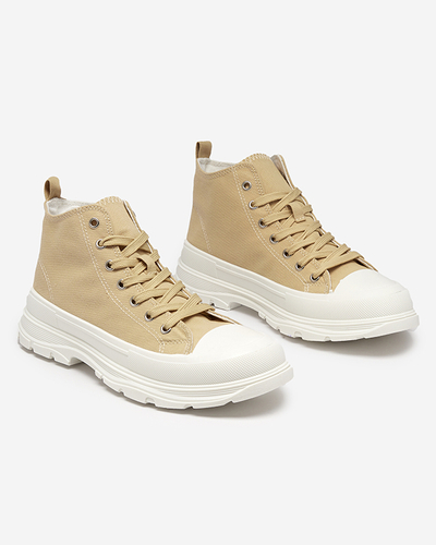 Beige Sport-Sneaker für Damen Merrika- Footwear