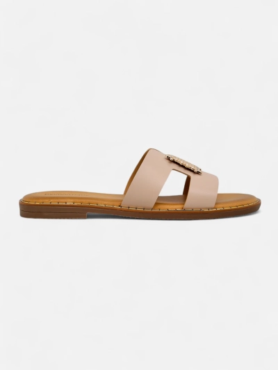 Royalfashion Damen dekorative Slides mit Ornament Crattes