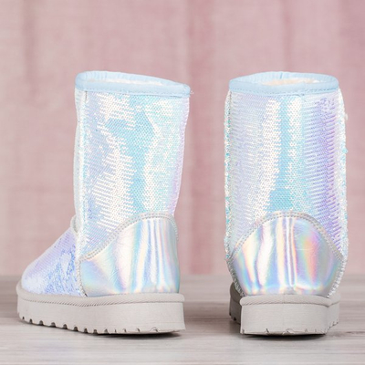 Blaue Schneeschuhe mit Pailletten Sweet Mermaid - Footwear