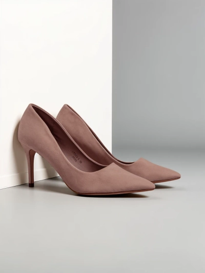 Royalfashion Damen Pumps aus ökologischem Wildleder Scazze