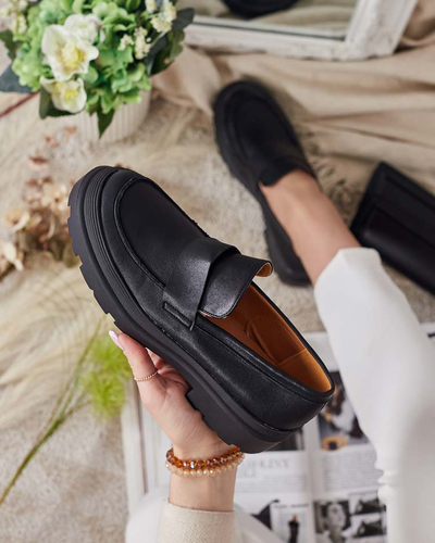 Elegante Nero – Damen Schuhe aus Öko-Leder