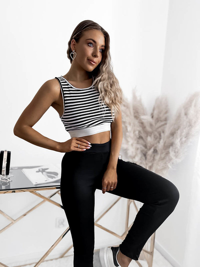 Damen-Leggings in Schwarz- Kleidung