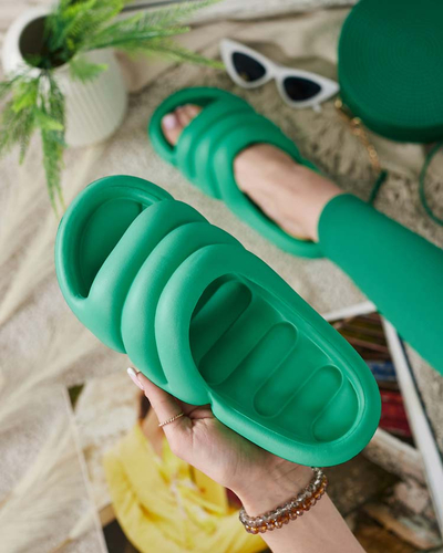 Royalfashion Damen Gammad Gummi-Flip-Flops