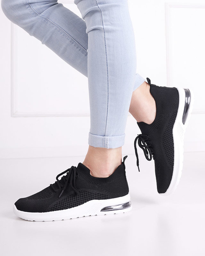 OUTLET Schwarze Sportschuhe für Damen Komristo - Schuhe