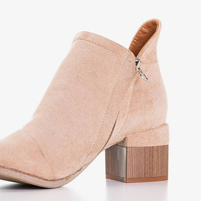 Hellbraune Damenstiefeletten Jeneuer - Footwear