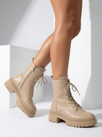 Royalfashion Women's Bumalo Schnürstiefel