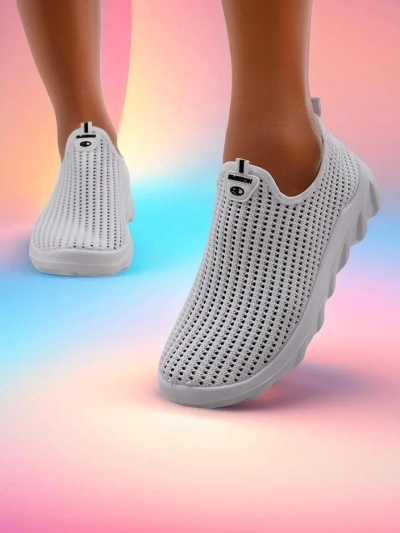 Royalfashion Damen Slip-On Stoff Sport Schuhe Erra