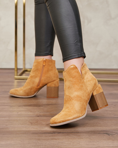 Royalfashion Camel Damen Teascir Stiletto-Stiefel