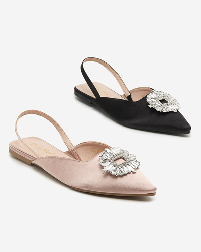 Schwarze Etalli Ballerinas. Schuhe
