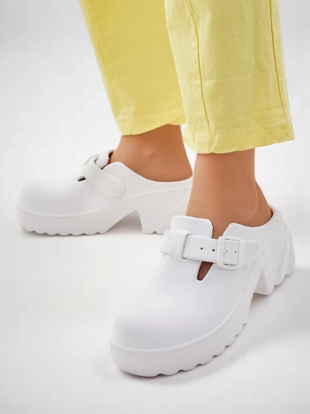 Royalfashion Damen Gummihochsandalen Voxones