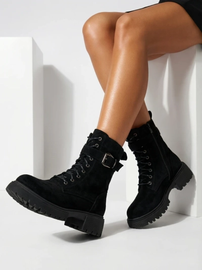 Damen Eco-Wildleder Stiefeletten Ubill