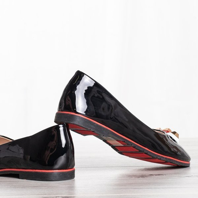 Чорні балетки з прикрасами Jess - Взуття