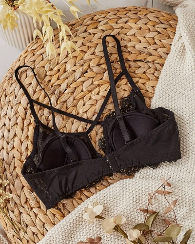 Royalfashion Damen-BH mit dekorativen Trägern