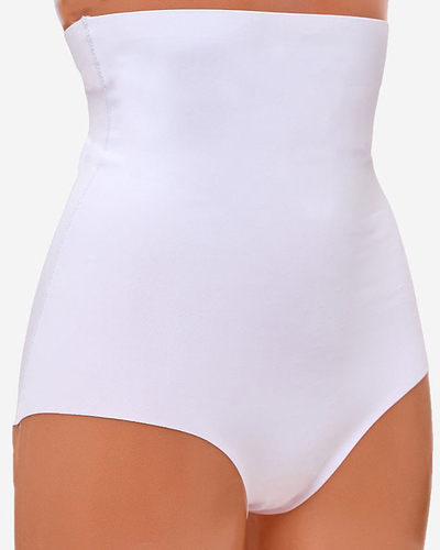 Royalfashion Weißer modellierender Slip mit hoher Taille für Damen