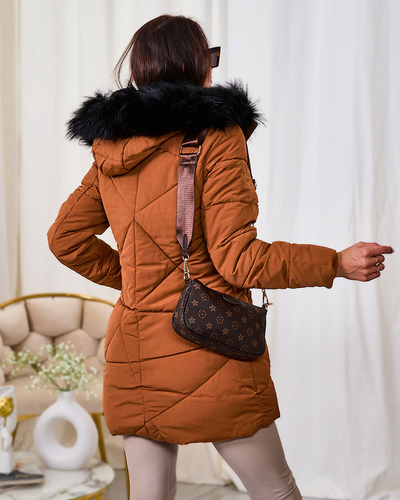 Royalfashion Brown Damen Winterjacke
