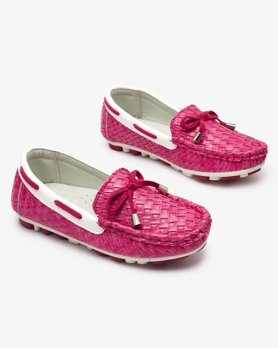Fuchsia Kindermokassins Dannad- Footwear