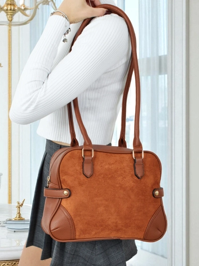 Damen Shopper Handtasche aus Öko-Leder Erelle