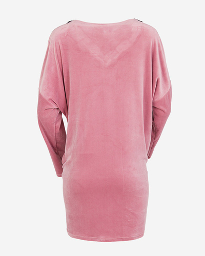 Damen-Tunika mit rosa Zirkonia - Bekleidung