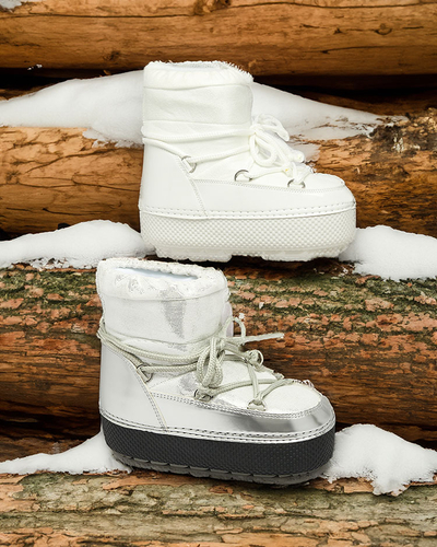 Royalfashion Damen-Schneestiefel zum Schnüren Yevnoie