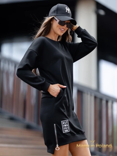 Sweatkleid mit Reißverschluss an den Seiten Gravity Core