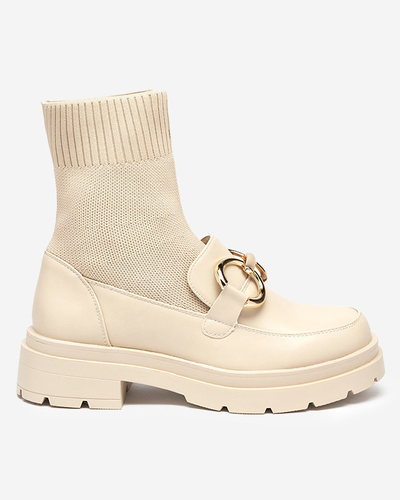 Qenarisa High-Top-Schuhe für Damen in Beige - Schuhe